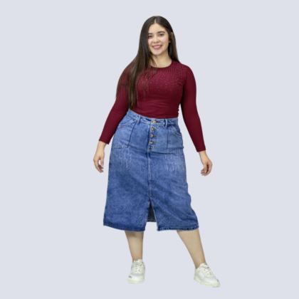 FALDA JEANS J014