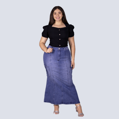 FALDA JEANS J008