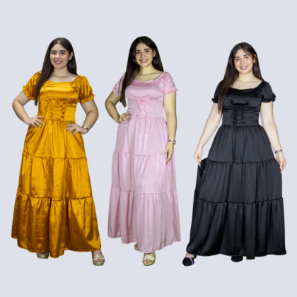VESTIDO CORSEL SATINADO